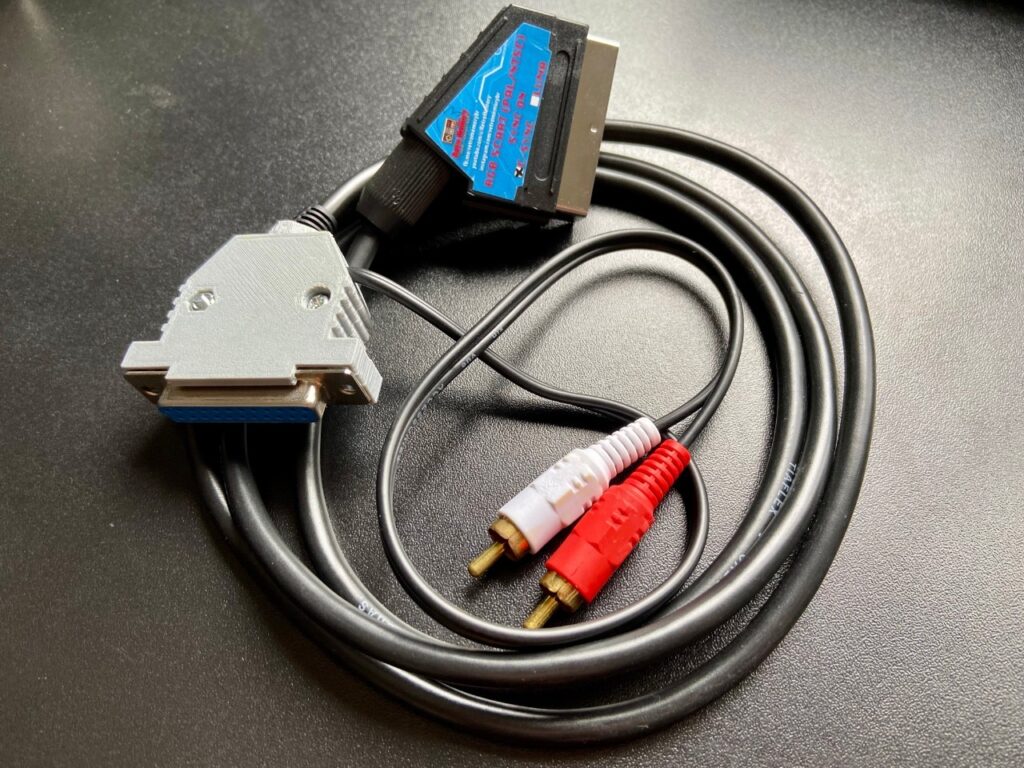 Cavo Video Commodore Amiga Cavo Video RGB SCART Per Commodore Amiga 500/600/1200/4000 - DB23 Femmina, 1,25 Mt, Audio Stereo RCA Oro Vtech Computer - Foto 9