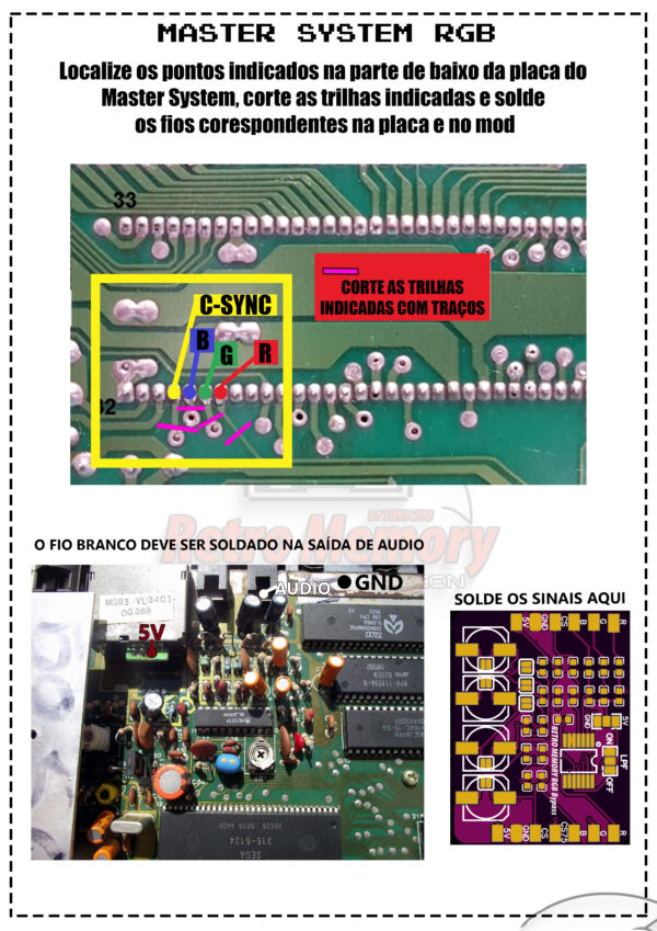 RGB Bypass Master System 1, 2 e 3 da TecToy - Image 4